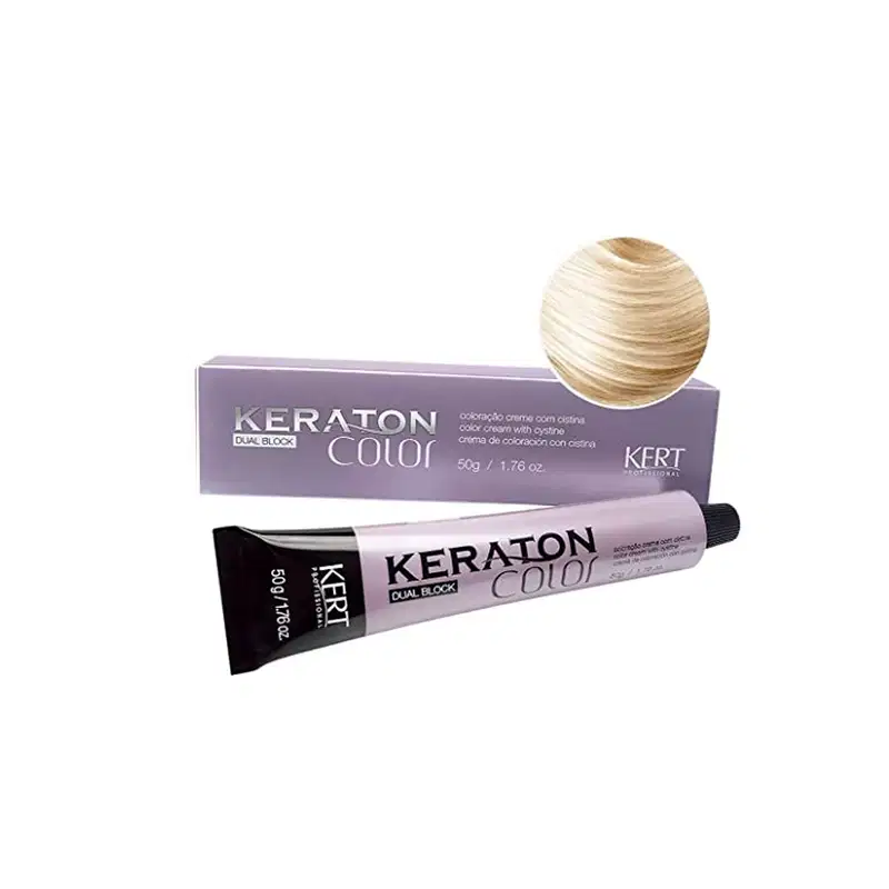 Keraton Color Dual Block 12.89 Louro Especial Pérola - Coloração Permanente 50g