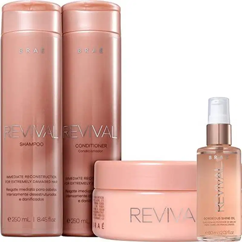 Kit Braé Revival Treatment Reconstructor (4 produtos)