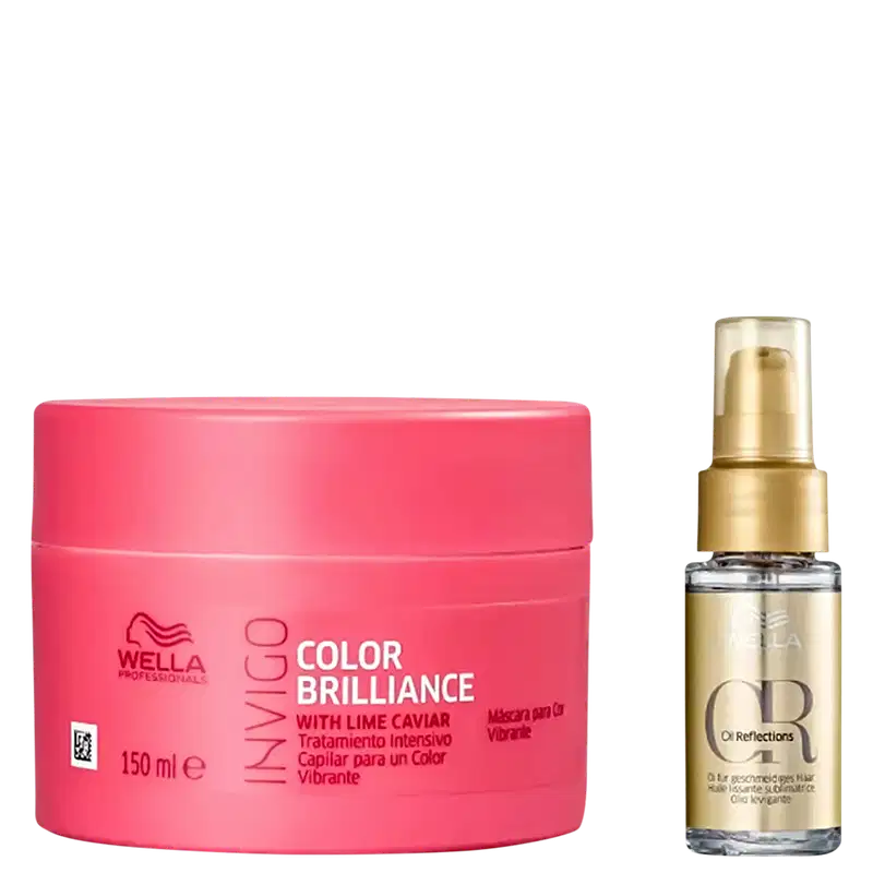 Kit Wella Professionals Invigo Color Brilliance Oil Reflections Shine Care (2 Produtos)