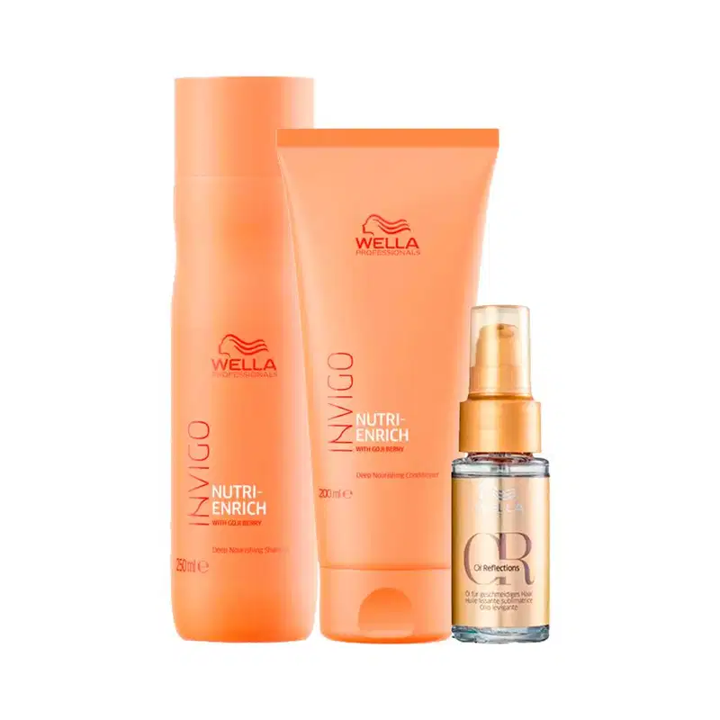 Kit Wella Professionals Invigo Nutri-Enrich Trio Shine Care (3 Produtos)
