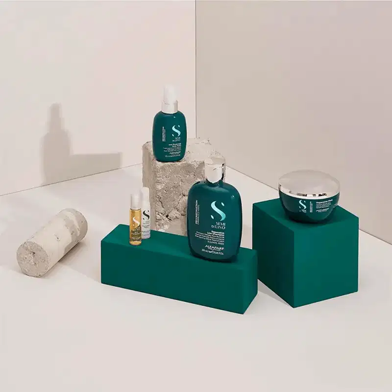 Kit Alfaparf Semi Di Lino Reconstruction Reparative - Máscara Capilar 2x200ml