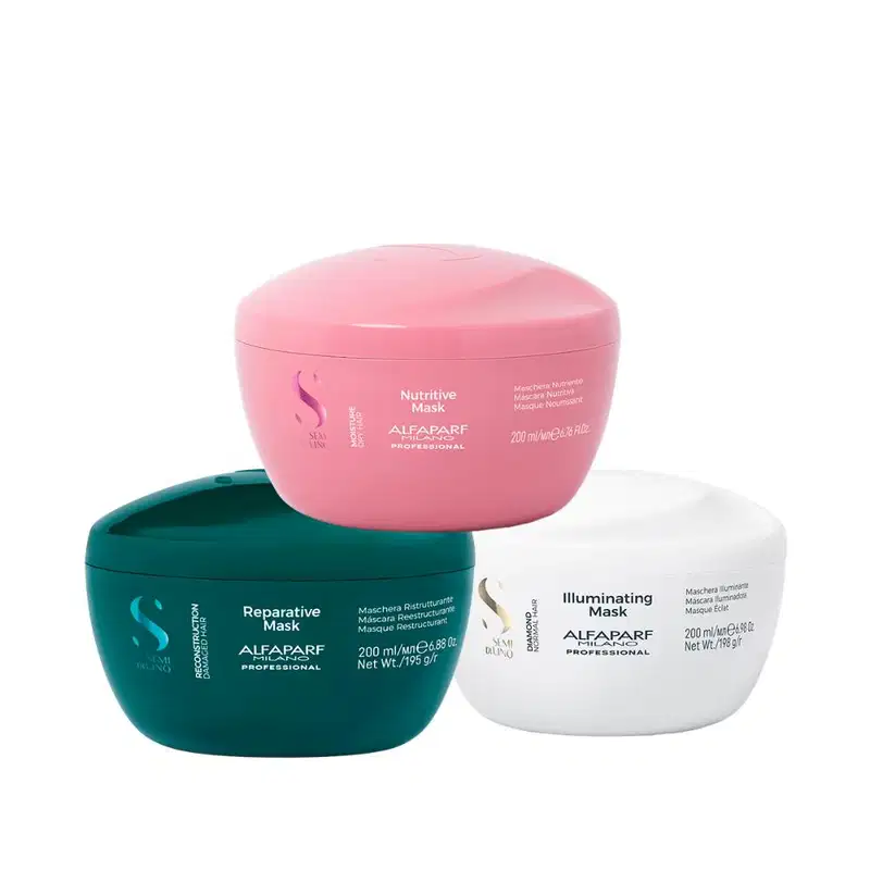 Kit Alfaparf Semi Di Lino Cronograma Capilar (3 Produtos)