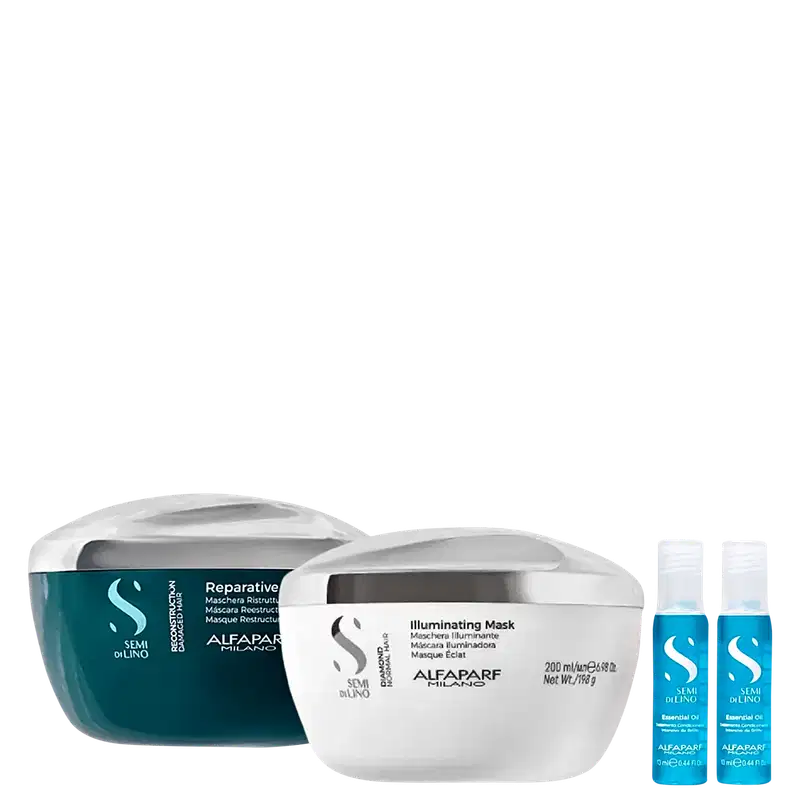 Kit Alfaparf Reconstruction Diamond Essential (4 Produtos)