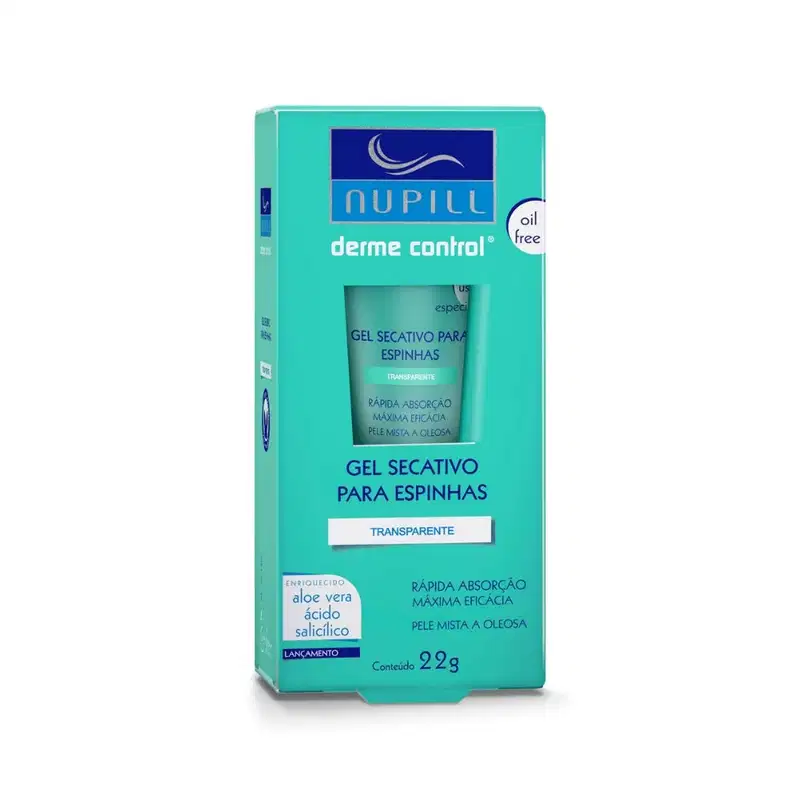 Gel Secativo Para Espinhas Nupill Derme Control 22G