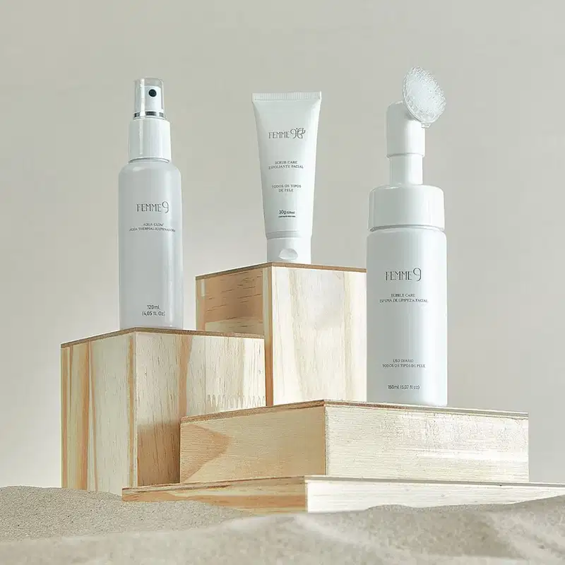 Kit Femme9 Aqua Glow Bubble Care (2 Produtos)