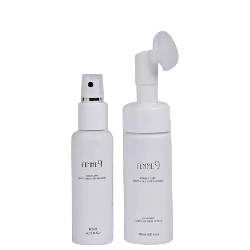 Kit Femme9 Aqua Glow Bubble Care (2 Produtos)
