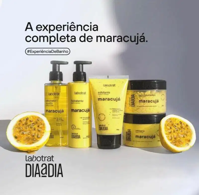 Kit Dia a DIA Experiencia de Banho Maracujá c/5 Iten Labotrat