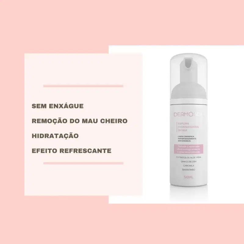 Kit A Sós Dermo Sex - Espuma Higienizadora Íntima (2 Unidades)