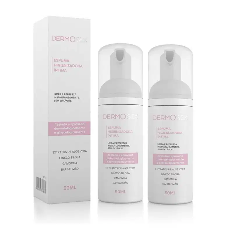 Kit A Sós Dermo Sex - Espuma Higienizadora Íntima (2 Unidades)