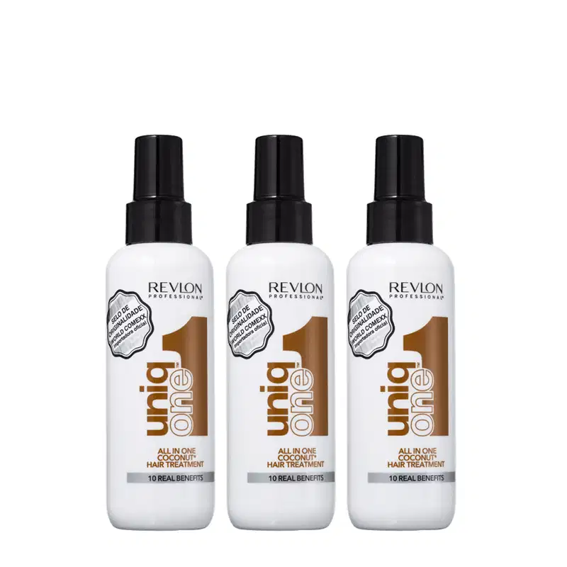 Kit Revlon Professional Uniq One Coconut - Leave-in 150ml (3 unidades)