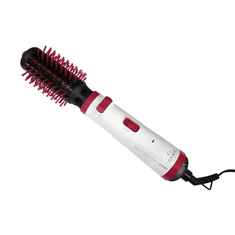 GA.MA Italy New Turbo Plus 2300 Branco/Rosa 110 V - Escova Rotativa