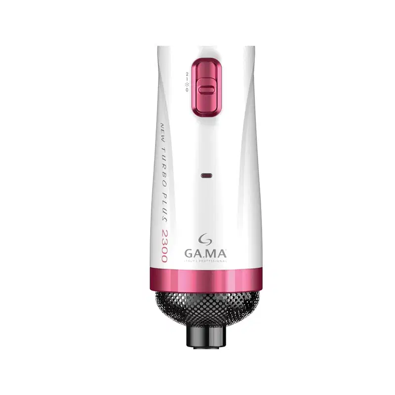 GA.MA Italy New Turbo Plus 2300 Branco/Rosa 110 V - Escova Rotativa