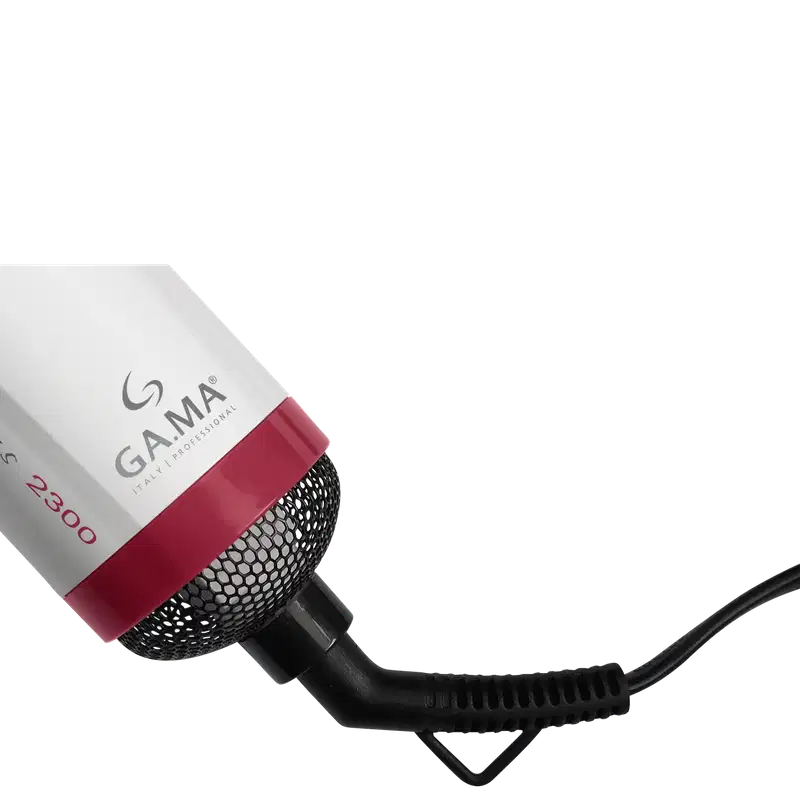 GA.MA Italy New Turbo Plus 2300 Branco/Rosa 110 V - Escova Rotativa