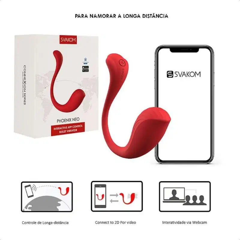 Vibrador Massageador Feminino Phoenix Neo Svakom