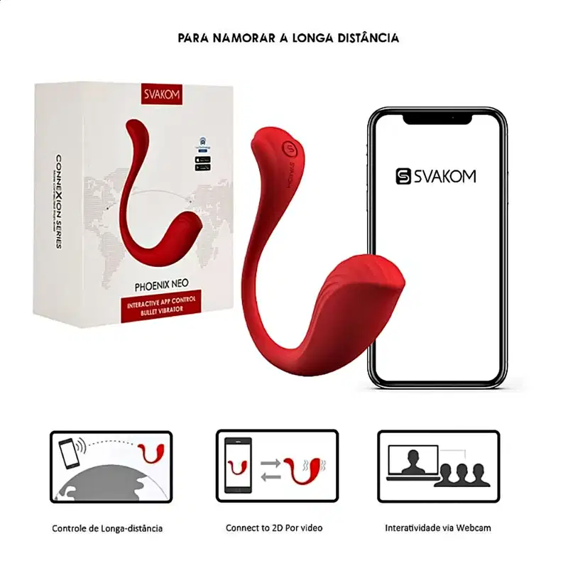 Vibrador Massageador Feminino Phoenix Neo Svakom