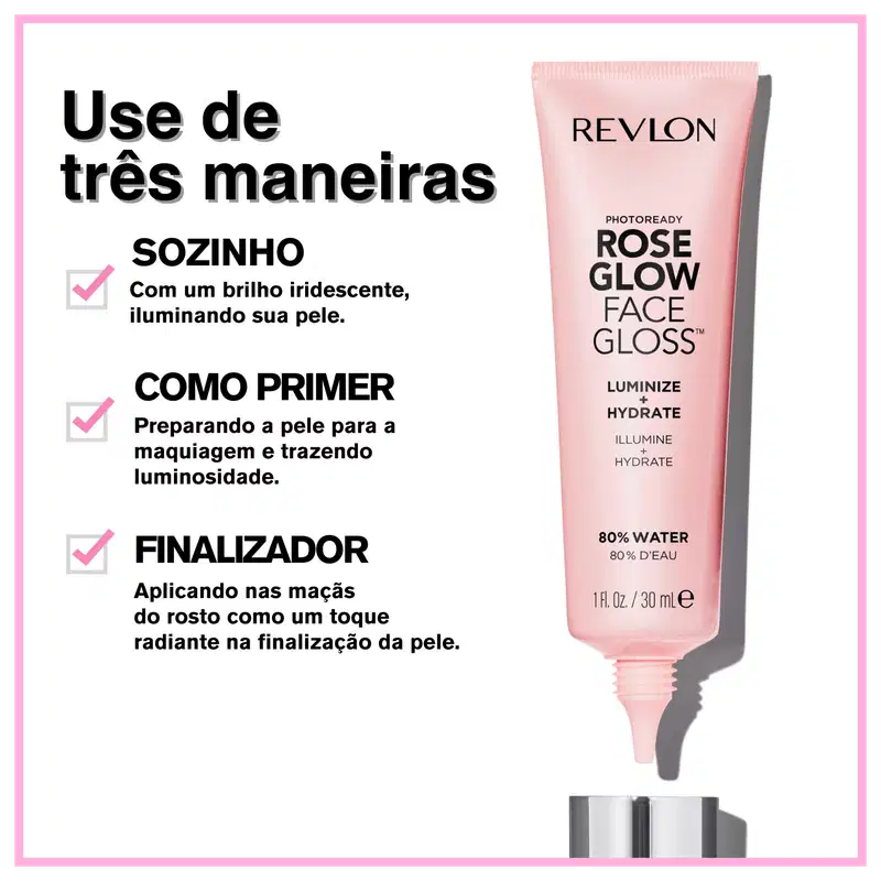 Use de 3 maneiras, sozinho, como primer ou como finalizador.