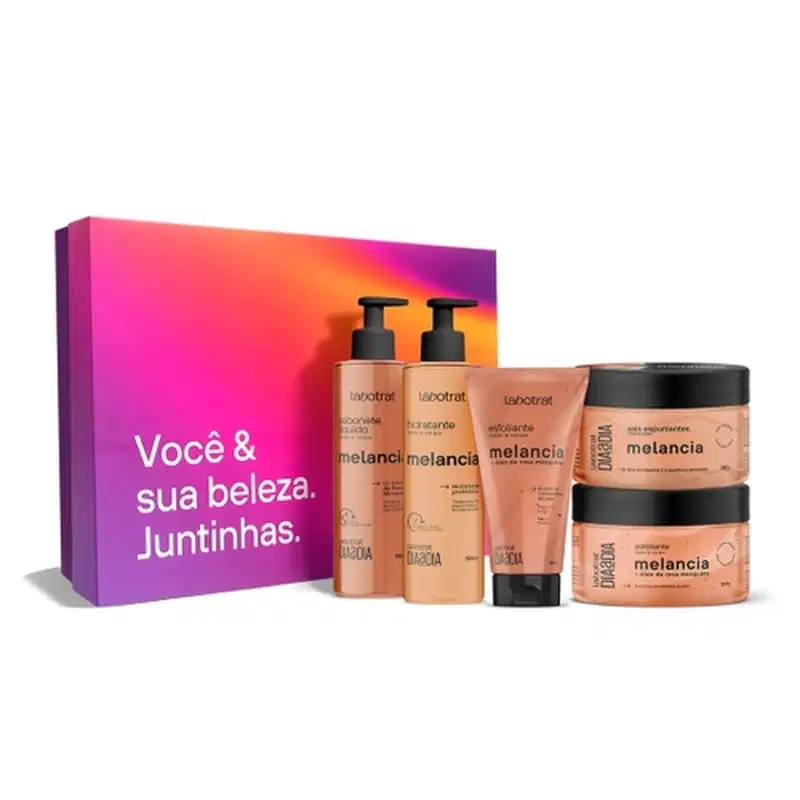 KIT DIA A DIA EXPERIENCIA DE BANHO MELANCIA C/ 5 ITENS  LABOTRAT