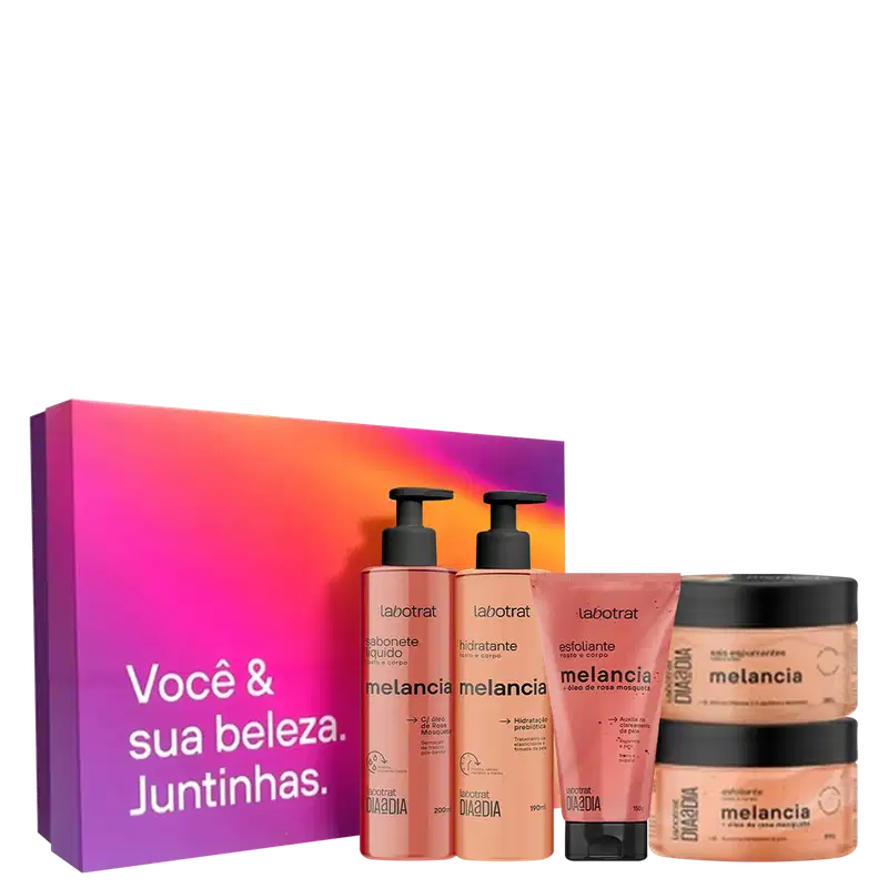 KIT DIA A DIA EXPERIENCIA DE BANHO MELANCIA C/ 5 ITENS  LABOTRAT