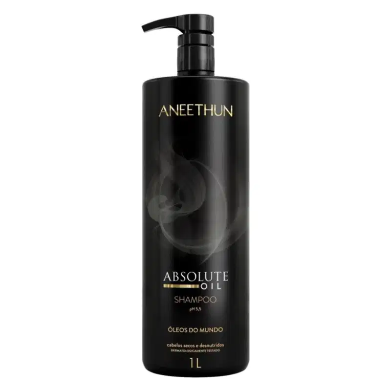 KIT ABSOLUTE OIL SHAMPOO 1L E MÁSCARA 1KG  - ANEETHUN
