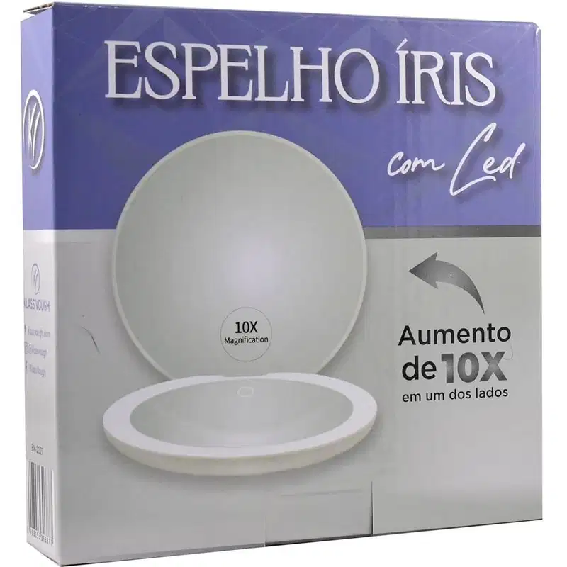 Klass Vough 10x Móvel Íris - Espelho de Aumento