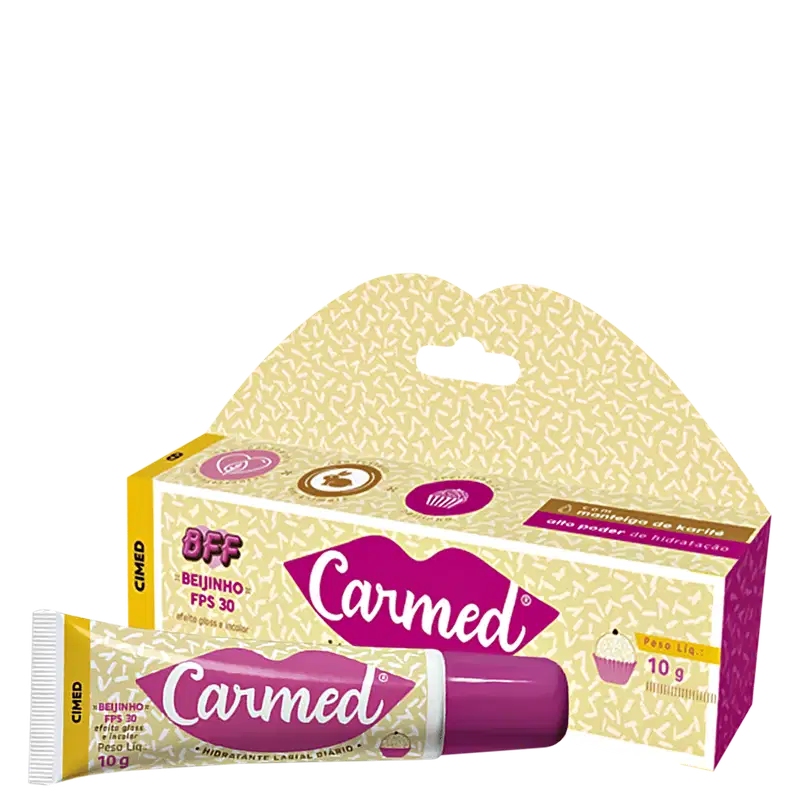 Carmed BFF Beijinho FPS 30 - Hidratante Labial 10g