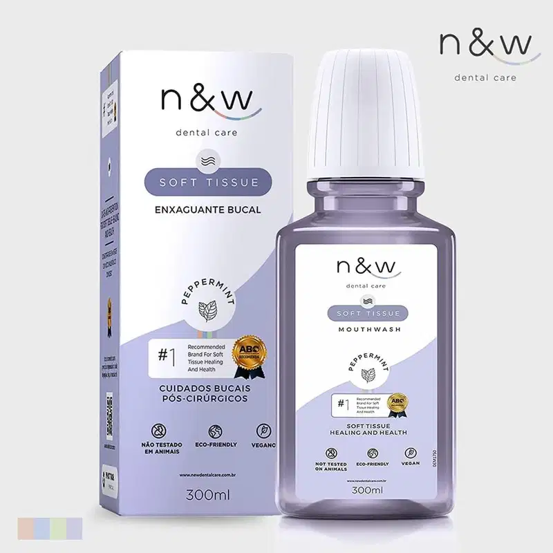 N&W Dental Care Enxaguatório Bucal Soft Tissue 300ml