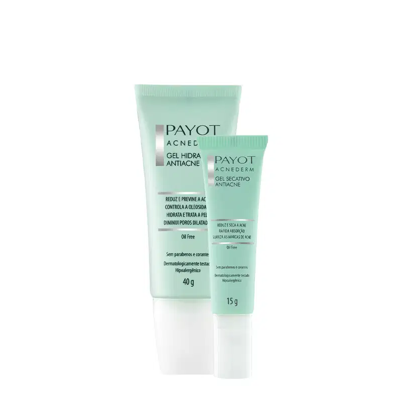 Kit Payot Acnederm Gel Hidratante Antiacne e Secativo (2 produtos)