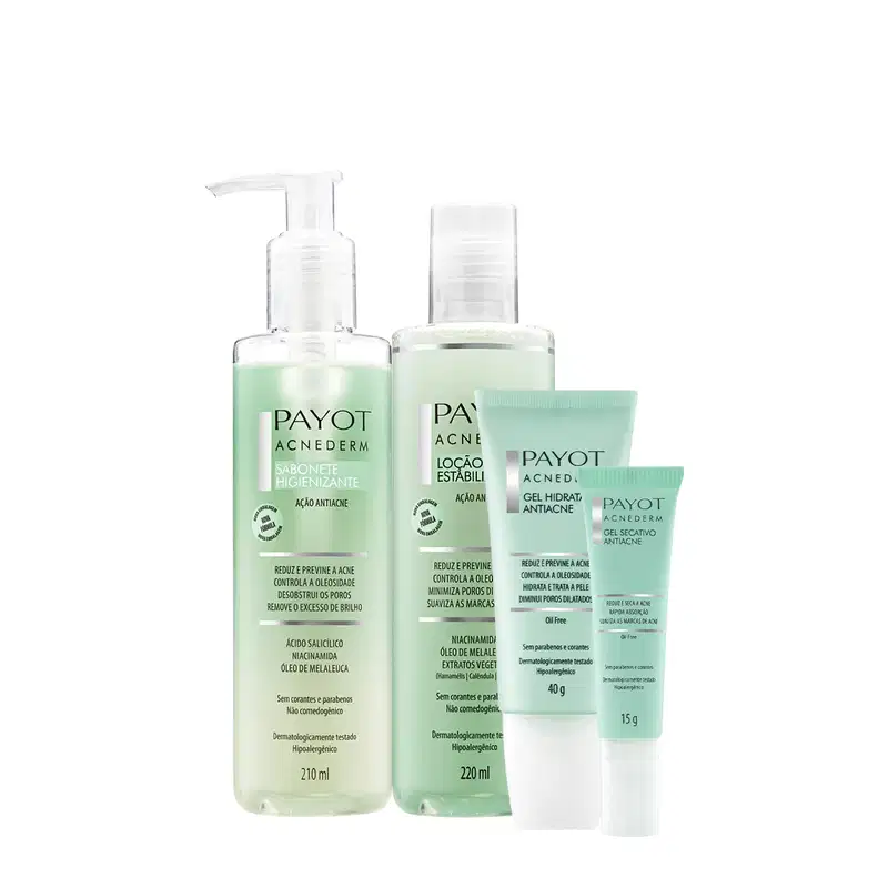 Kit Payot Acnederm (4 Produtos)