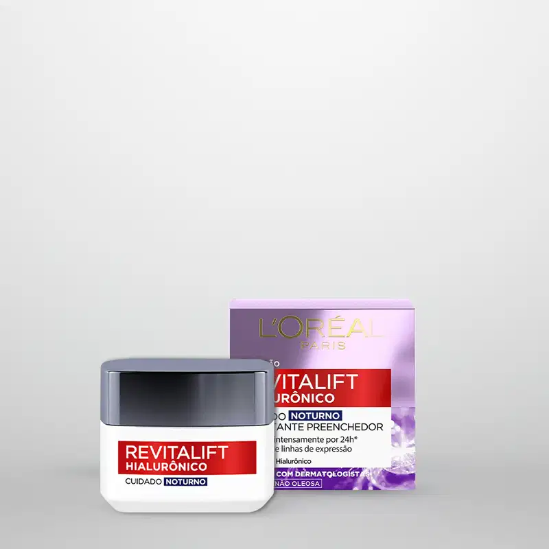 Kit L'Oréal Paris Revitalift  Hialurônico Dia Noite e Primer (3 produtos)