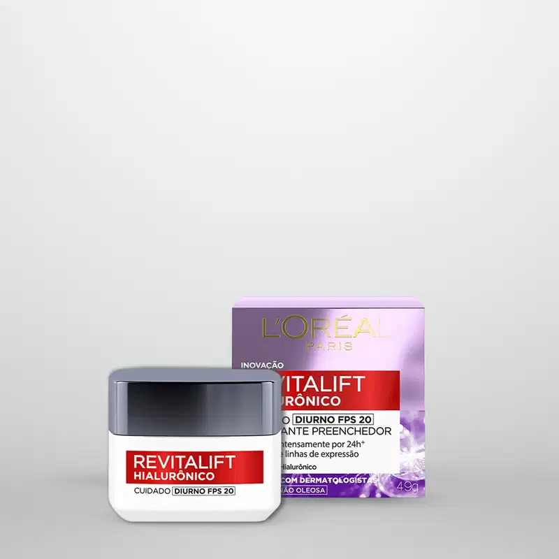 Kit L'Oréal Paris Revitalift  Hialurônico Dia Noite e Primer (3 produtos)