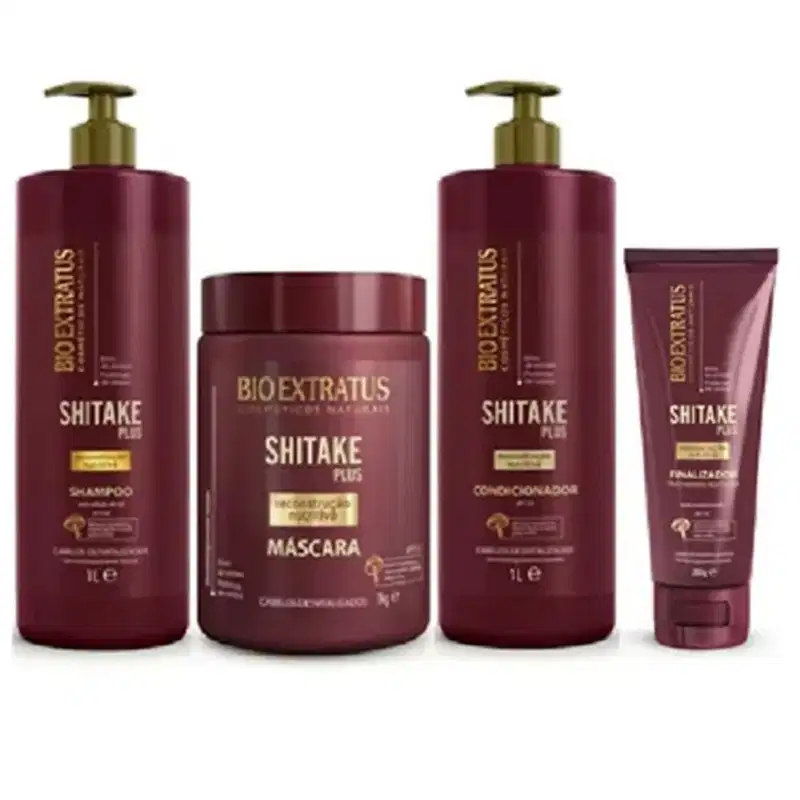 Kit Bio Extratus Shitake Plus Salon (4 Produtos)