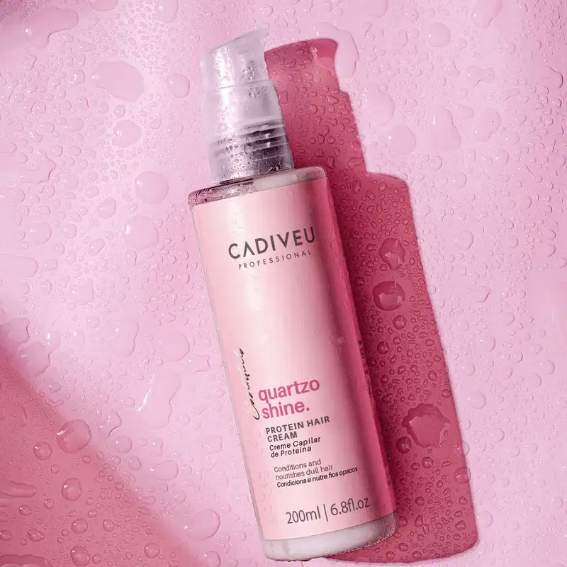 Kit Cadiveu Professional Quartzo Shine Shampoo Condicionador Balm e Protein Hair Cream (4 produtos)