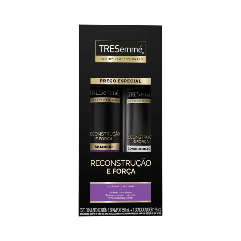 Kit Shampoo Condicionador Tresemmé Reconstrução E Força