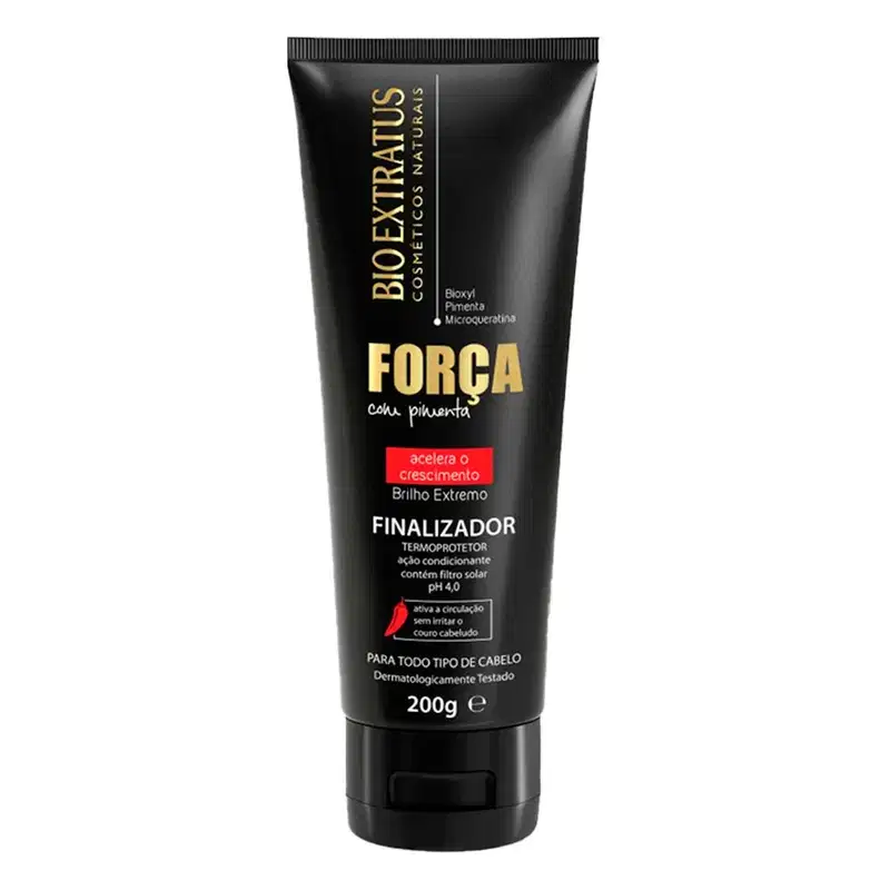 Kit Bio Extratus Força com Pimenta Completo Salão (5 Produtos)