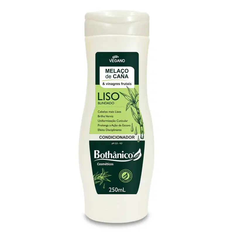Bothânico Cosméticos Condicionador Melaço de Cana e Vinagres Frutais 250ml