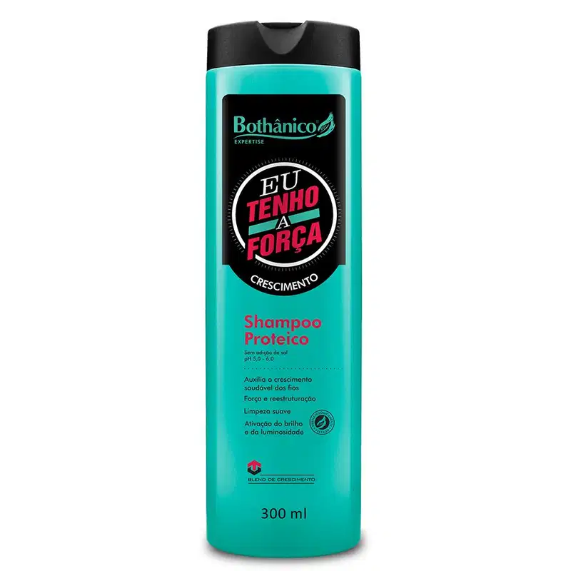 Bothânico Cosméticos Shampoo Proteico Eu Tenho A Força 300mL