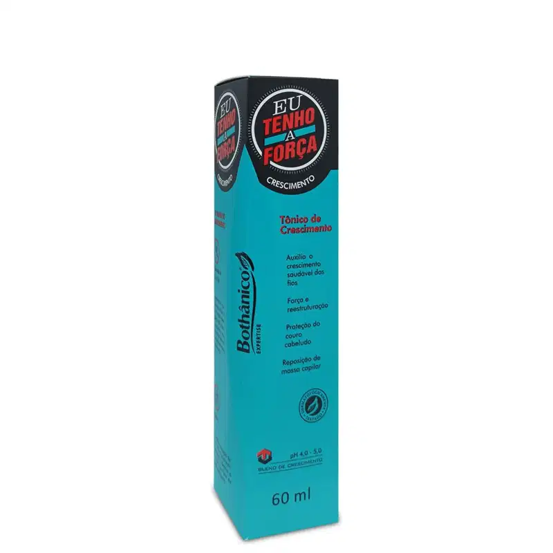 Bothânico Cosméticos Tônico De Crescimento Eu Tenho A Força 60mL