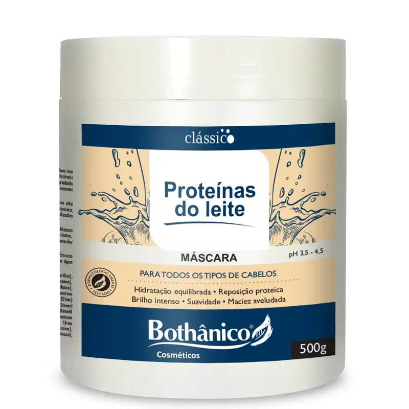 Bothânico Cosméticos Máscara Proteínas Do Leite 500g