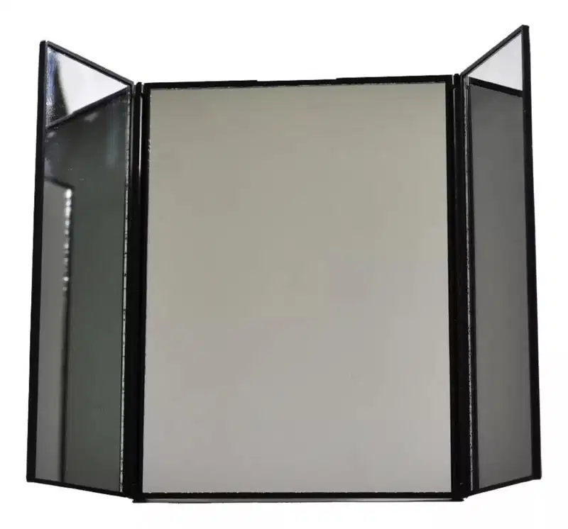 Black Fold Mirror Suporte Mesa Klass Vough