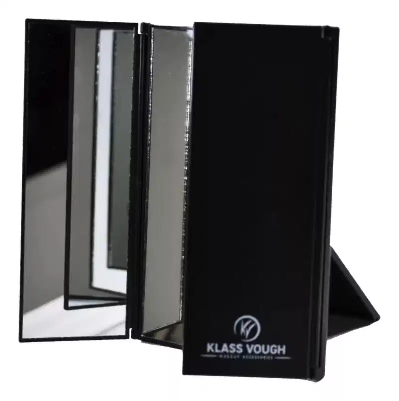 Black Fold Mirror Suporte Mesa Klass Vough