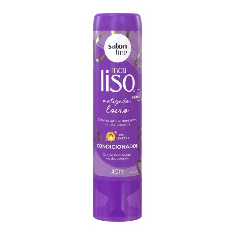 Kit Salon Line Meu Liso Matizador Loiro C/3