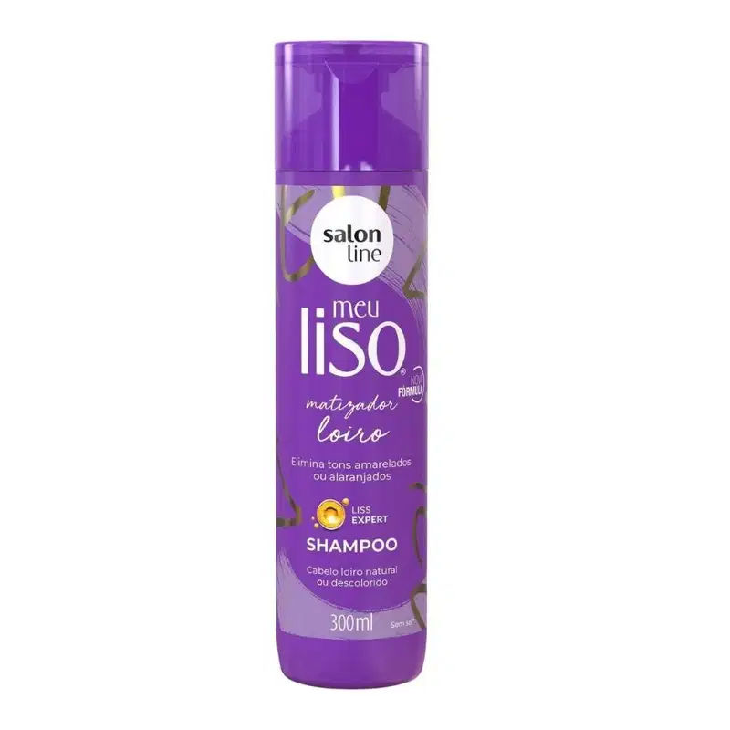 Kit Salon Line Meu Liso Matizador Loiro C/3