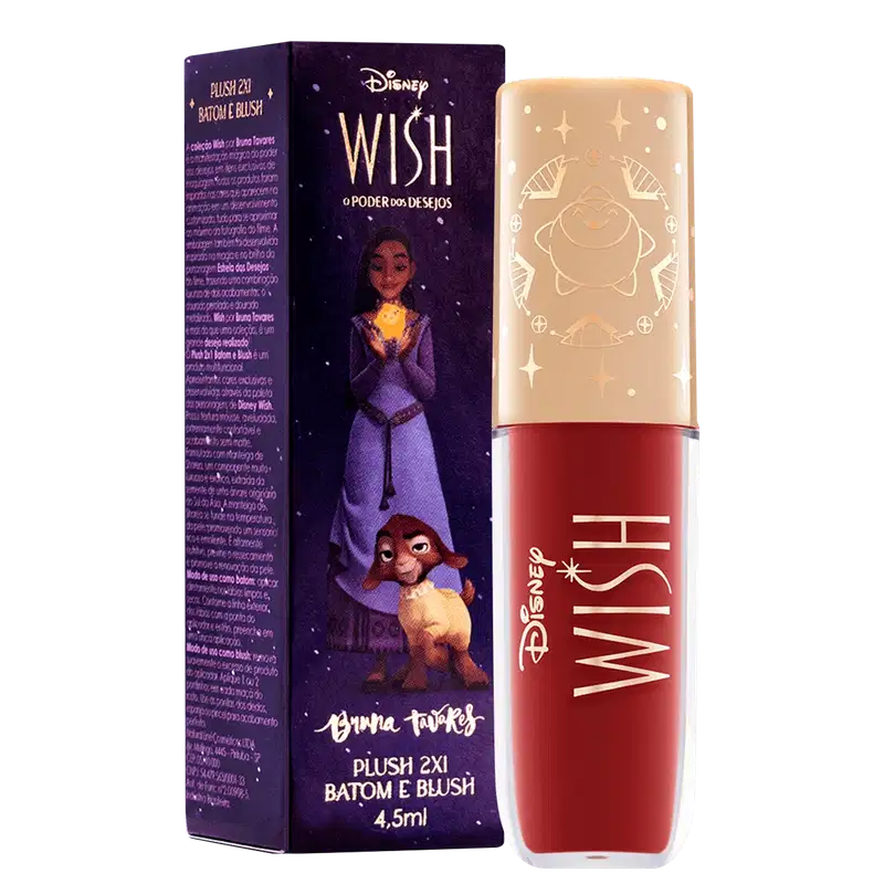 Bruna Tavares BT Disney Wish Plush Valentino - Batom Multifuncional 4,5ml