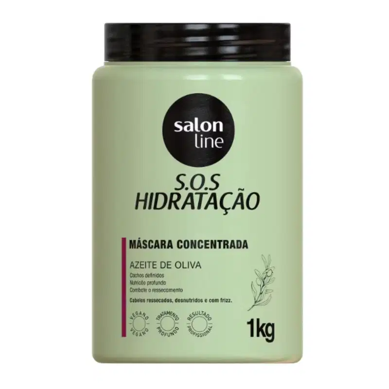 Kit Salon Line S.o.s Hidratação Azeite de Oliva C/3
