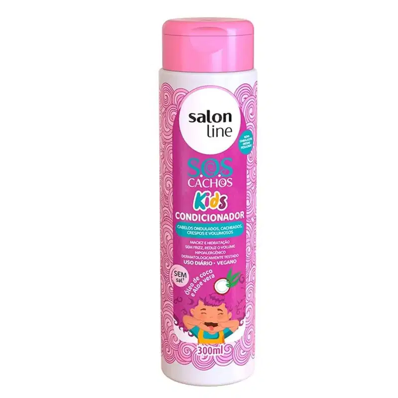 Kit Salon Line Sos Cachos Kids Hidratação C/3