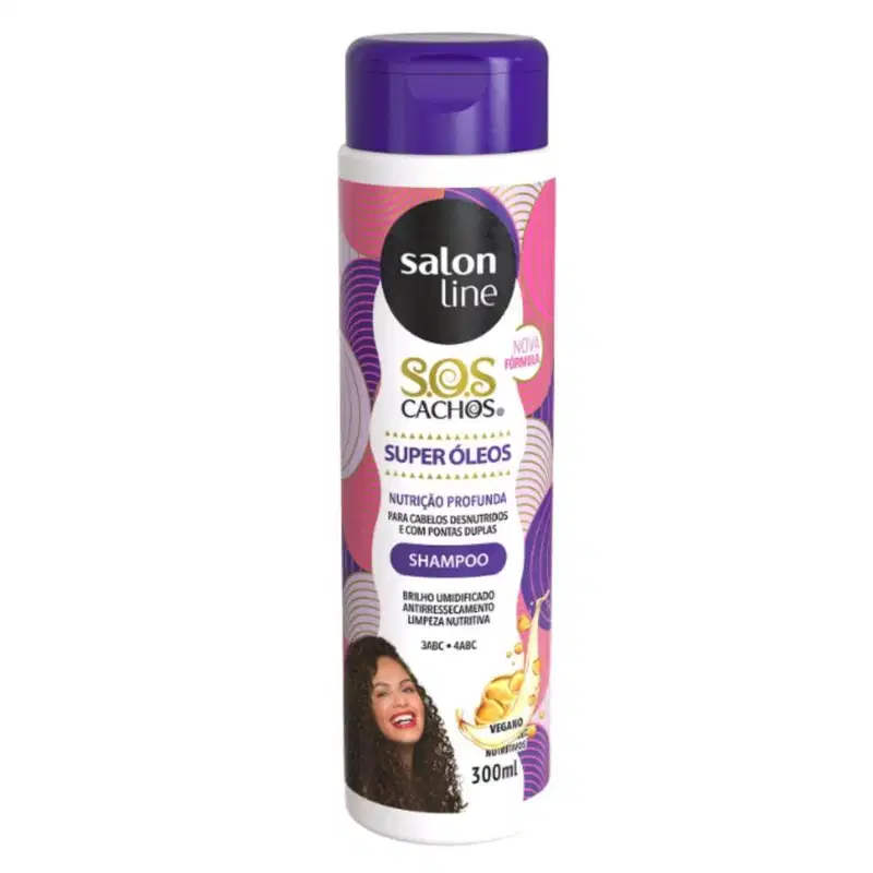 Shampoo + Condicionador Salon Line Sos Cachos Super Óleos 300ml