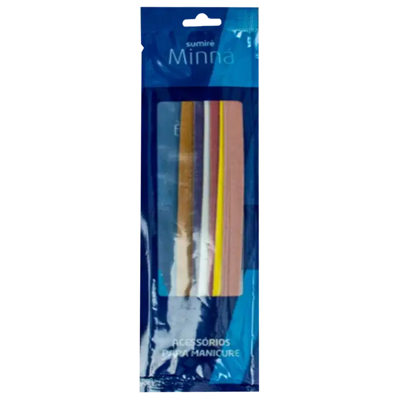 Minná Multicolor - Lixa de Unha (6 Unidades)