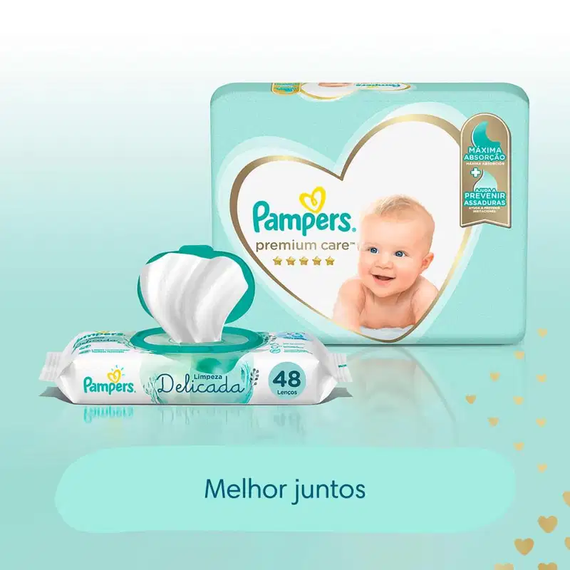 Fralda Pampers Premium Care XXXG com 52un