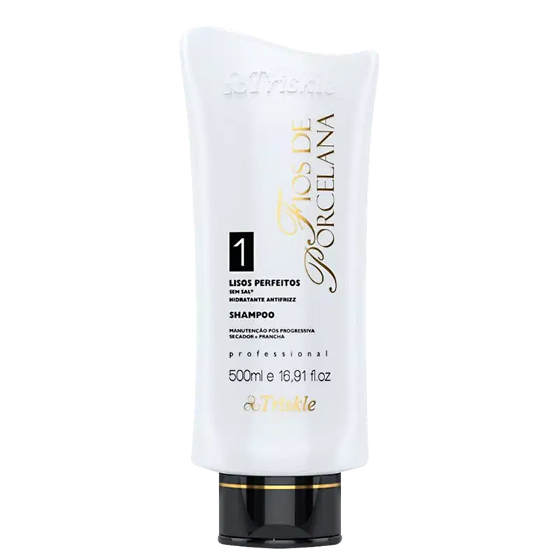 Triskle Fios de Porcelana Lisos Perfeitos - Shampoo 500ml