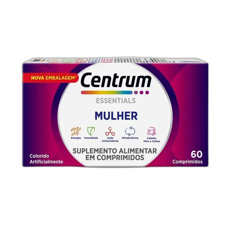 Centrum Mulher Multivitamínico com 60 Comprimidos